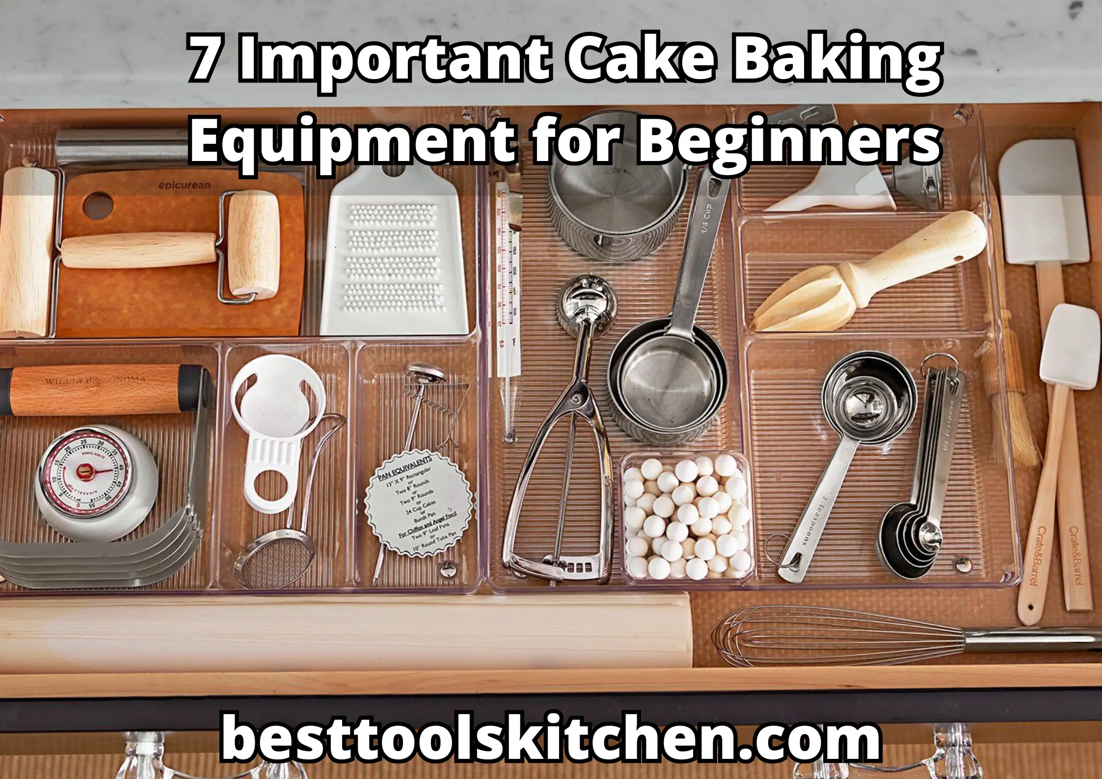 7 important Cake baking equipment for beginners