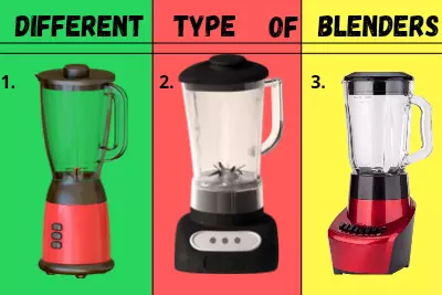 Different Type of mixer grinder of blenders
