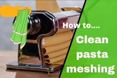 how to clean a pasta machine