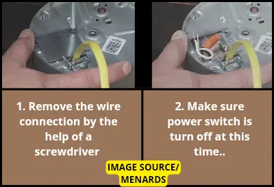 How to remove power connection from garbage disposal 
