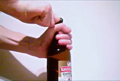  how to open beer bottle with keys