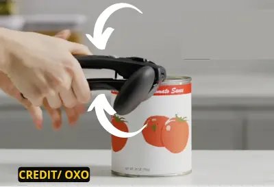 how to use an oxo can opener