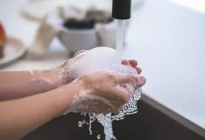how to clean ninja blender using soap water 
