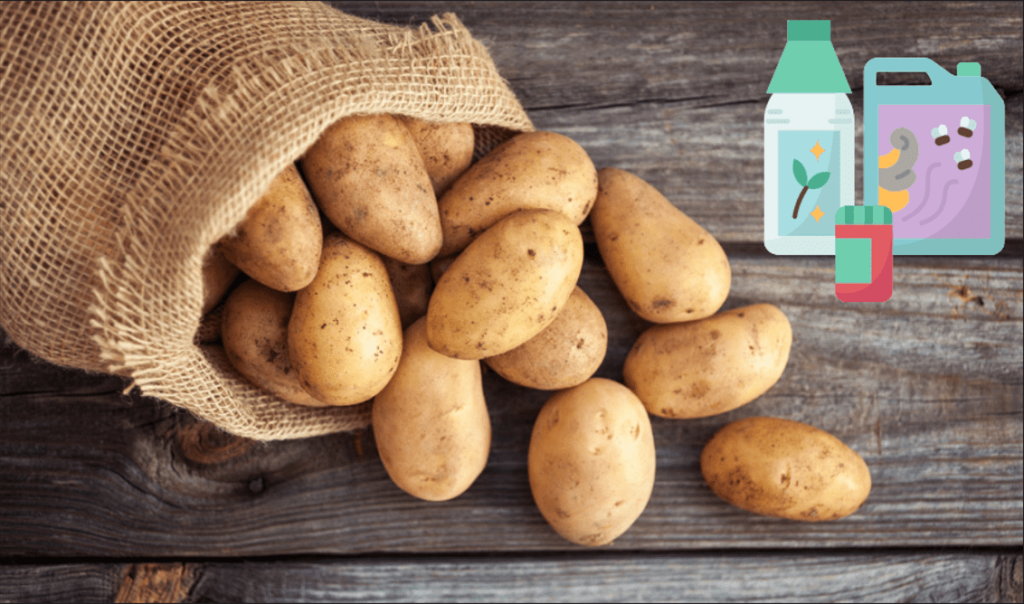 how to remove pesticides from potatoes
