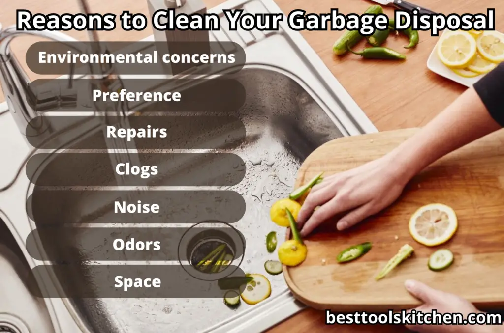 reasons why someone might choose to remove their garbage disposal