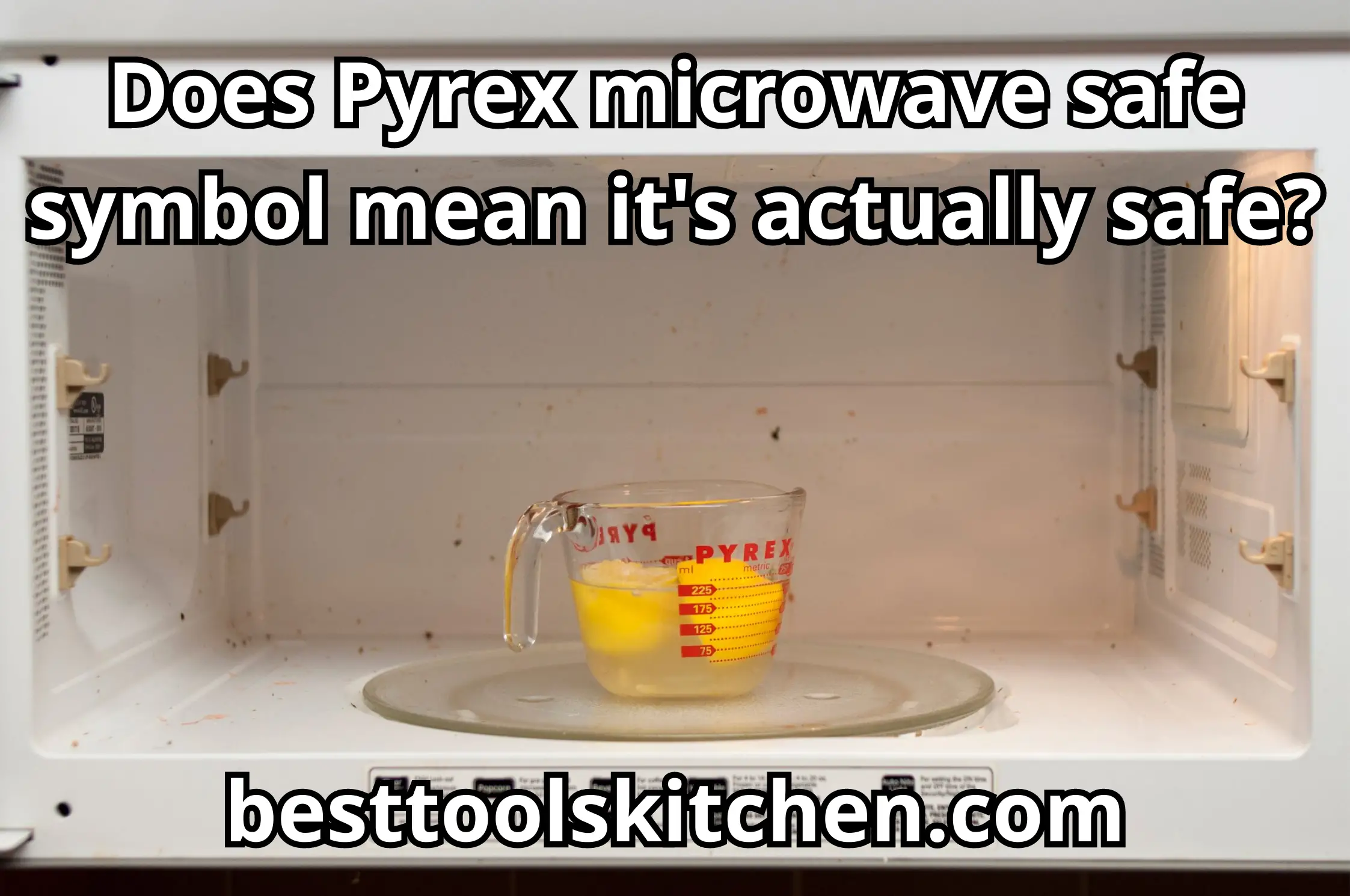 Does Pyrex microwave safe symbol mean it's actually safe